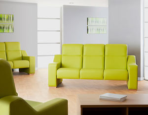 contemporary sofa / fabric / for healthcare facilities / 3-seater