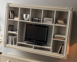 traditional living room wall unit