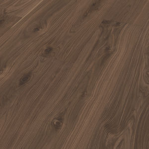 engineered parquet floor / glued / floating / American walnut