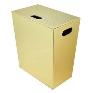 leather laundry basket