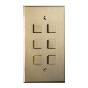 Light Switch - Hope Slim - Large Square Button - Atelier Luxus - Push 