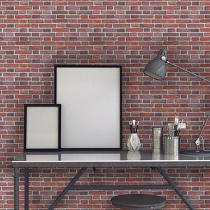 imitation brick wallpaper