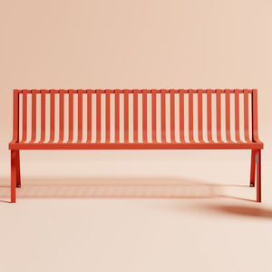 contemporary public bench