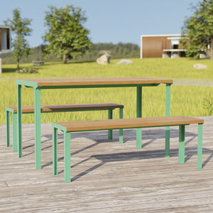 contemporary garden bench