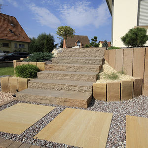 natural stone step