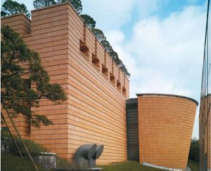 terracotta cladding brick / for facade