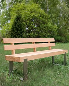 contemporary garden bench