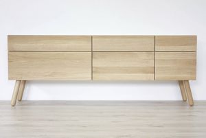 contemporary sideboard / oak / plywood