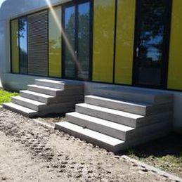 concrete step
