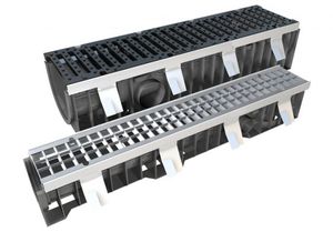 drainage channel with grating