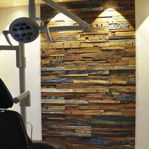 teak wall-covering