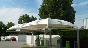 metal frame tensile structure