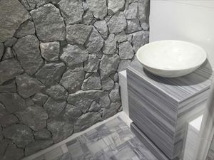 sheet cladding / natural stone / textured
