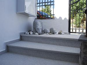 natural stone step