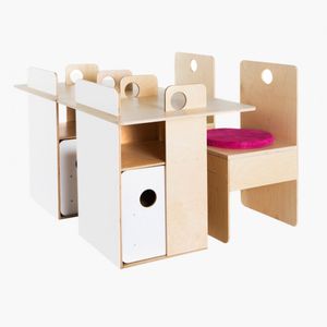 contemporary table and chair set