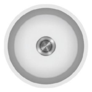 single-bowl kitchen sink