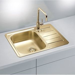 single-bowl kitchen sink