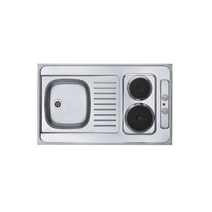 electric cooktop / stainless steel / 2 burners
