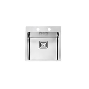 single-bowl kitchen sink