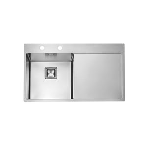 single-bowl kitchen sink