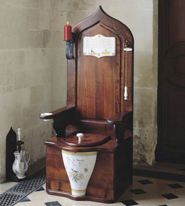 free-standing toilet