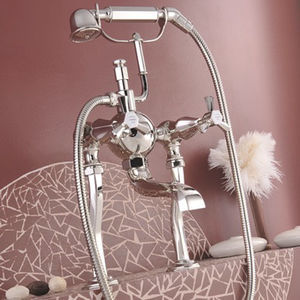 double-handle shower mixer tap