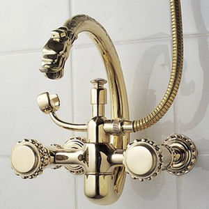 double-handle shower mixer tap