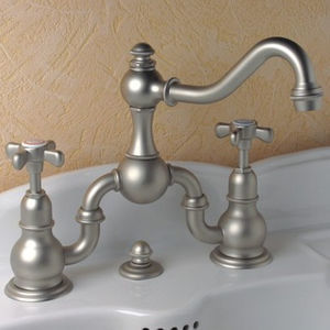 double-handle washbasin mixer tap