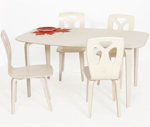 contemporary table and chair set