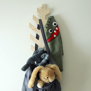 wall-mounted coat rack