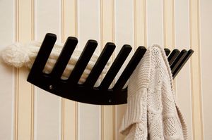 wall-mounted coat rack