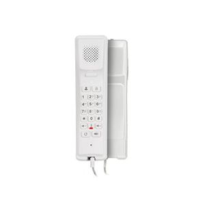 white intercom handset