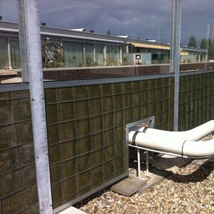 noise barrier with modular panels