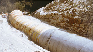 non-woven geotextile / PE / for drainage / for filtration