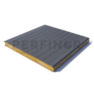 2 metal faces insulating sandwich panel