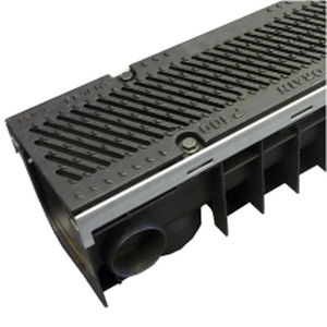 drainage channel with grating