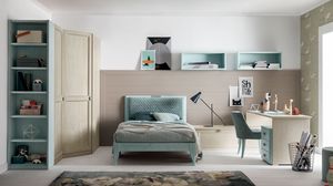 wooden children's bedroom furniture set 1