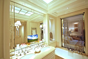 wall-mounted bathroom mirror