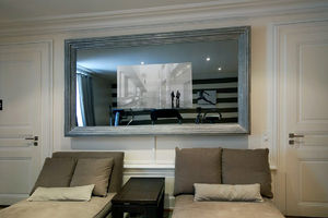 wall-mounted TV mirror