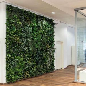 moss green wall