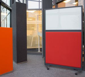 floor-mounted office divider