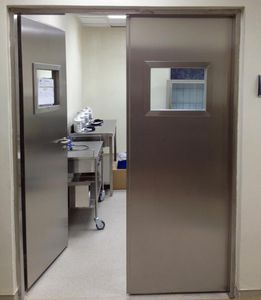 stainless steel door