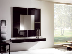 wall-mounted mirror