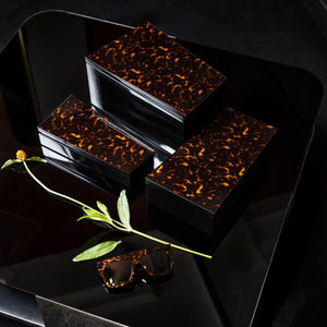 leather storage box