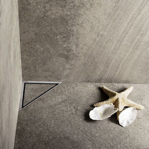 brushed stainless steel shower drain