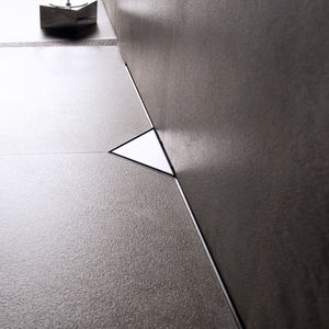 brushed stainless steel linear shower drain
