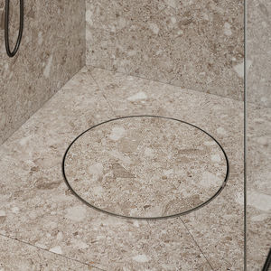 natural stone shower drain