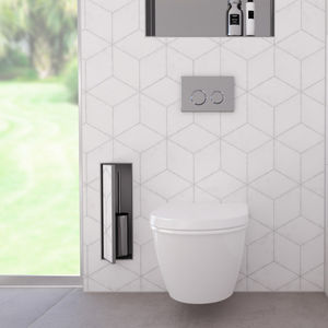 stainless steel toilet brush holder 1