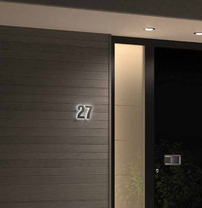 outdoor signage plate