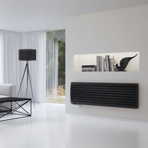 hot water radiator / metal / contemporary / wall-mounted
